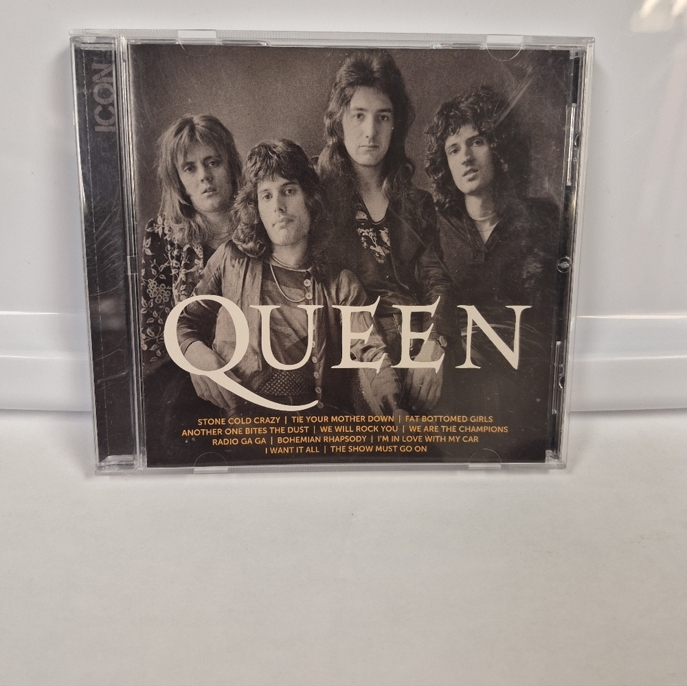 Queen Icon CD Album Featuring Stone Cold Crazy We Will Rock You Bohemian Rhapsod